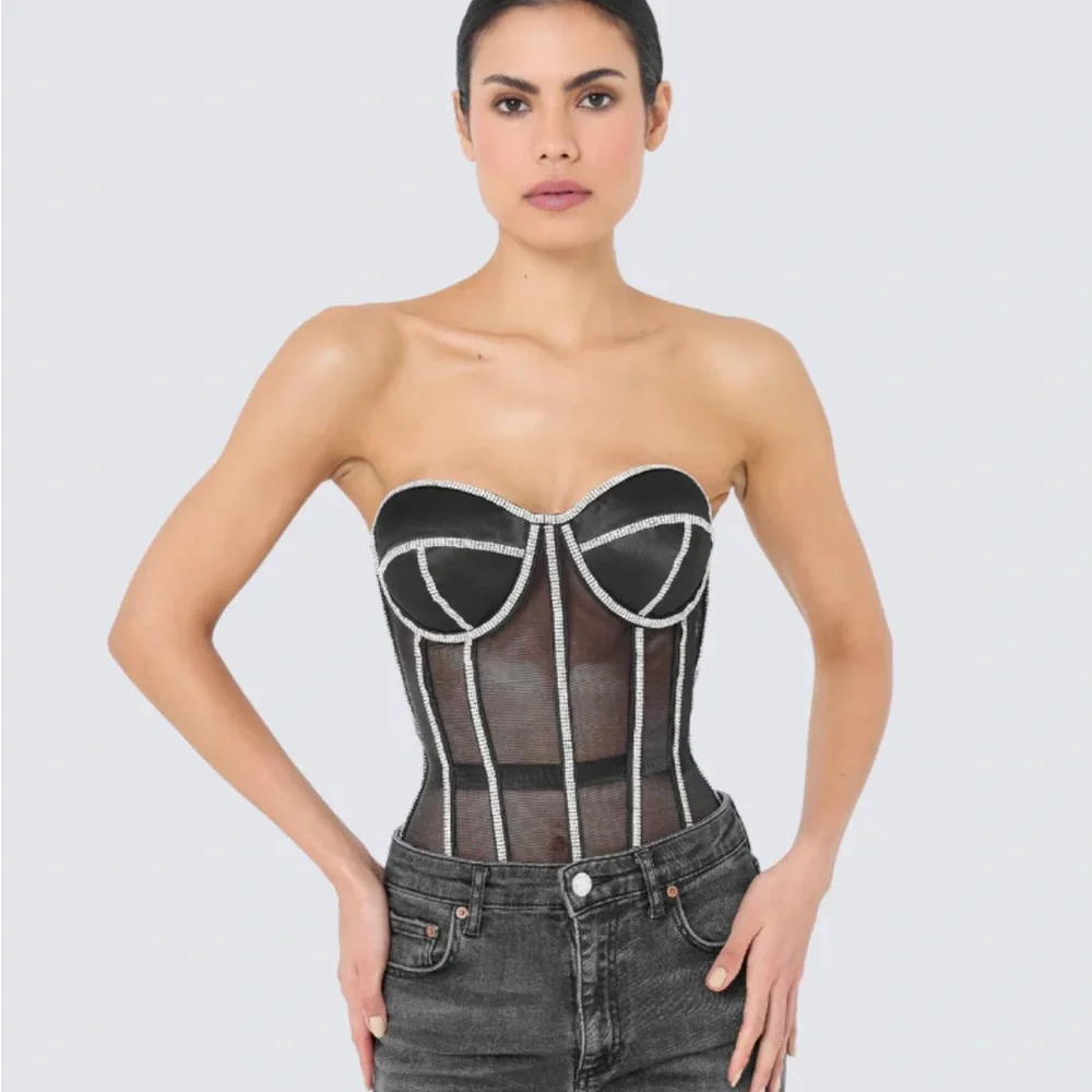 Perfect Corset NY Secret Form Bra with Rhinestones - Picture 6 of 7
